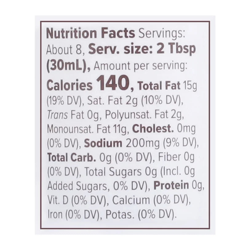 Avocado Oil Vinegar Dressing 8 oz Pack of 6 W803643