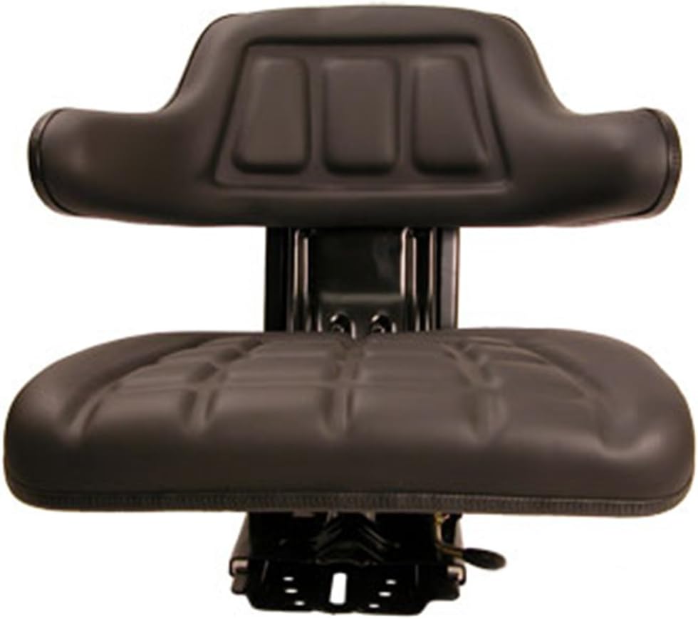 Black Universal Tractor Seat Susp w/ Base & Tracks Pack of 2 K9796