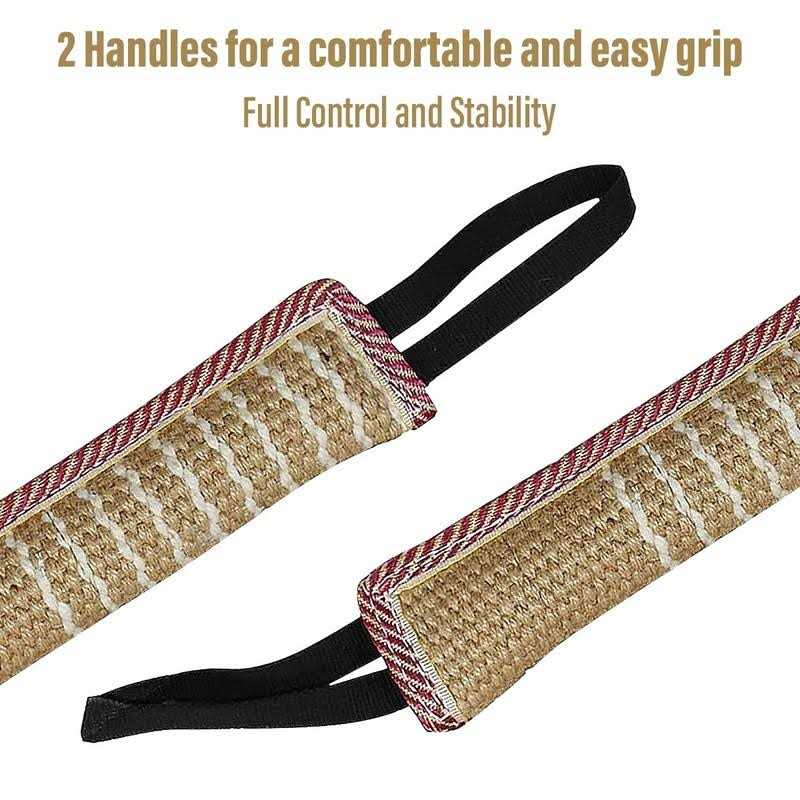 Dog Tug Toy Jute Bite Pillow A503