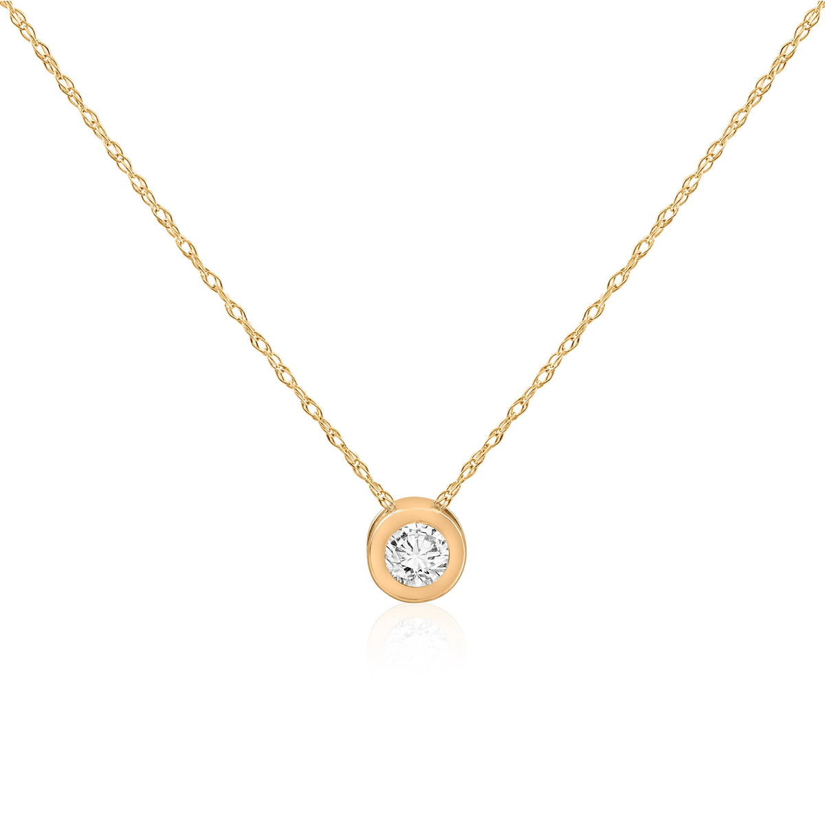 14k Yellow Gold Diamond Pendant R557296