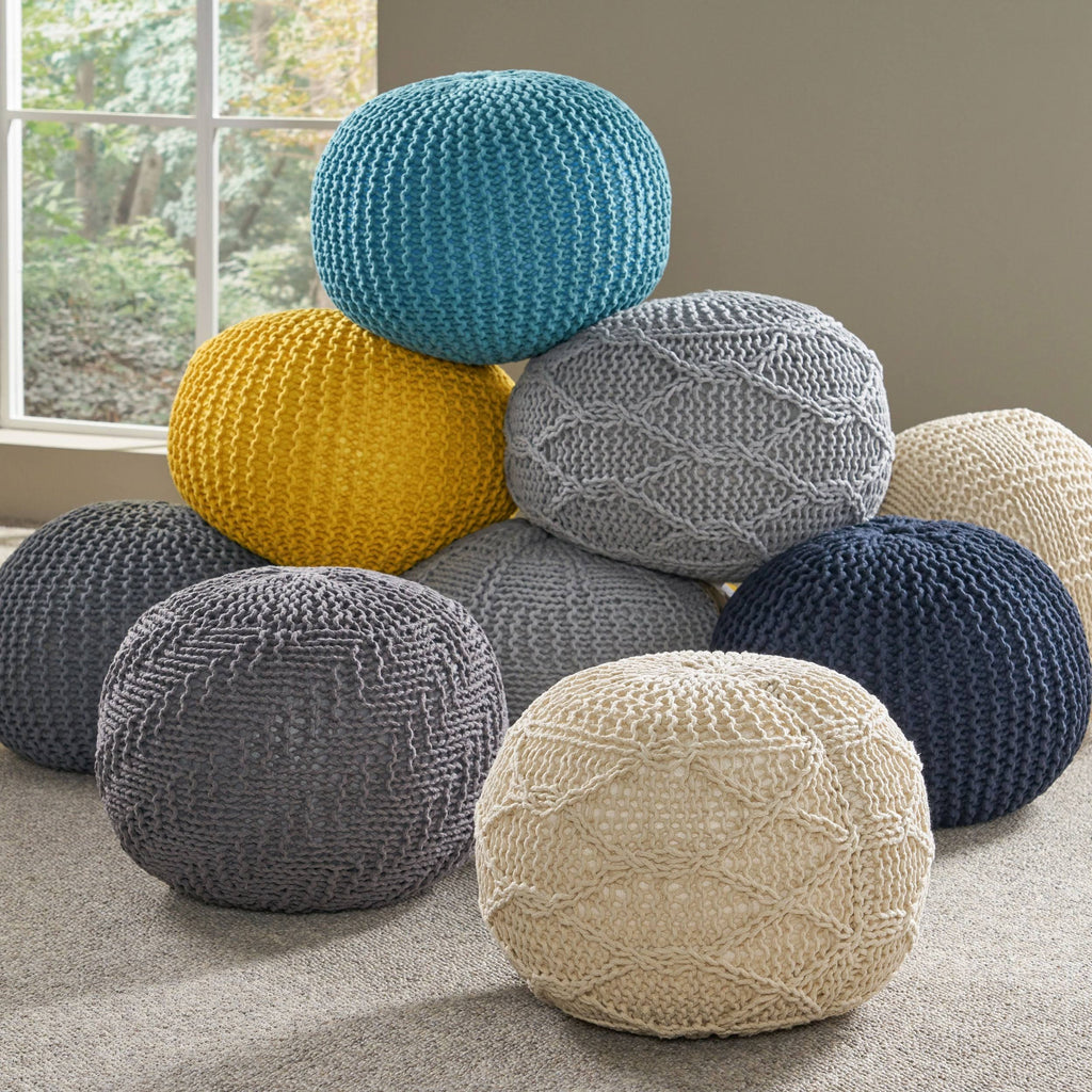 Gray Pouf M804083