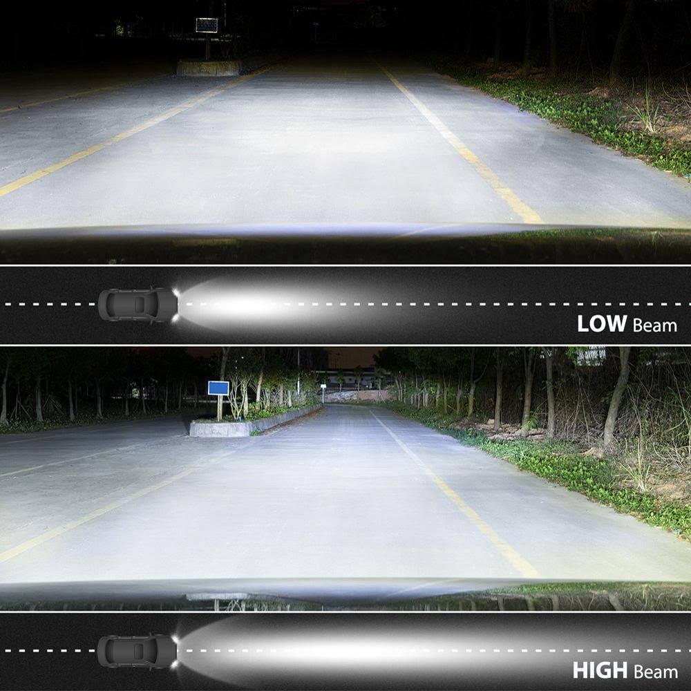 RGB Halo Headlights and Fog Lights Combo for Jeep Wrangler JK A64723