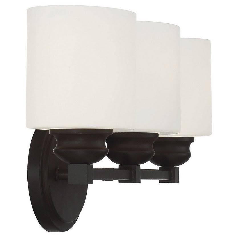 3 Light Bath Bar, English Bronze S8148