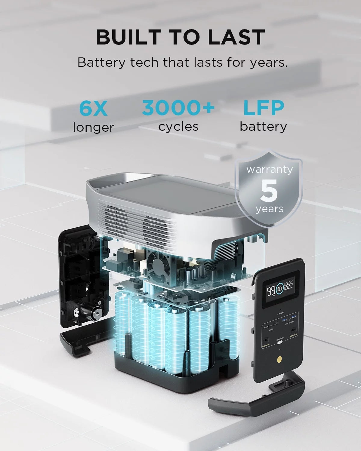 1024Wh 1800W Portable Power Station Z78659