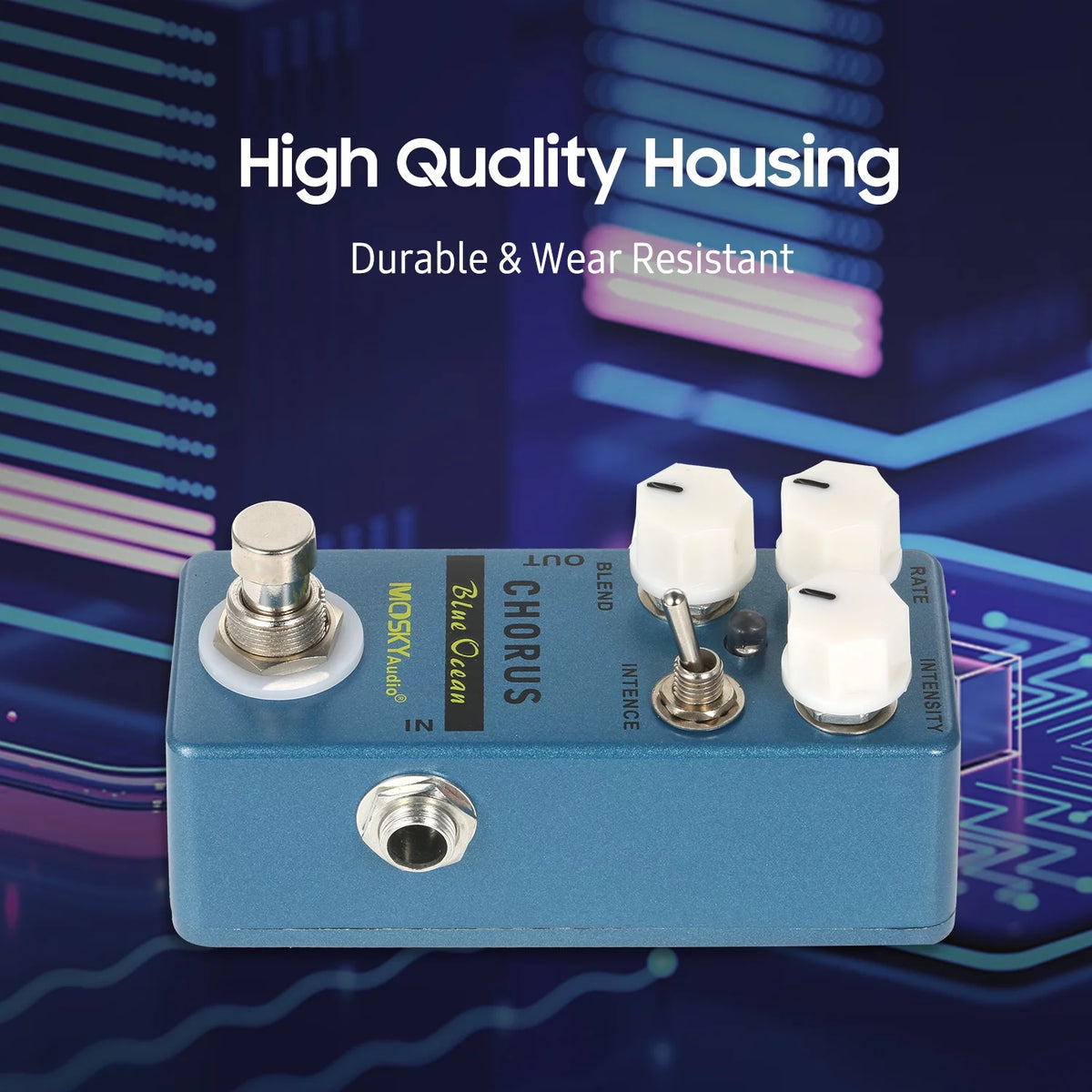 Blue Ocean Chorus Guitar Effect Pedal U36720