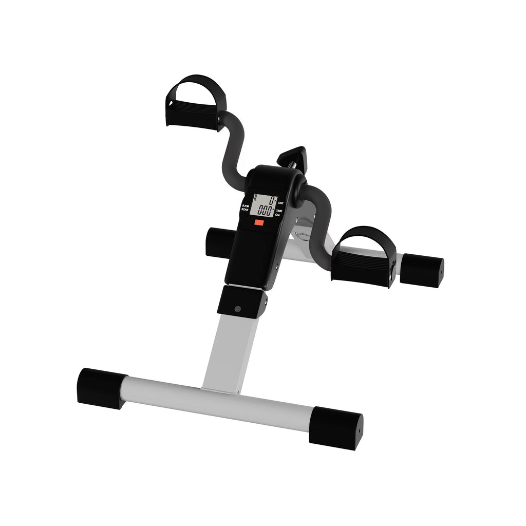 Under Desk Bike Pedal Exerciser with Calorie Tracker and Adjustable Resistance S5765