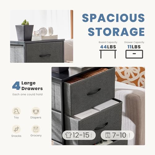 Fabric Storage Tower with 9 Drawers V63216