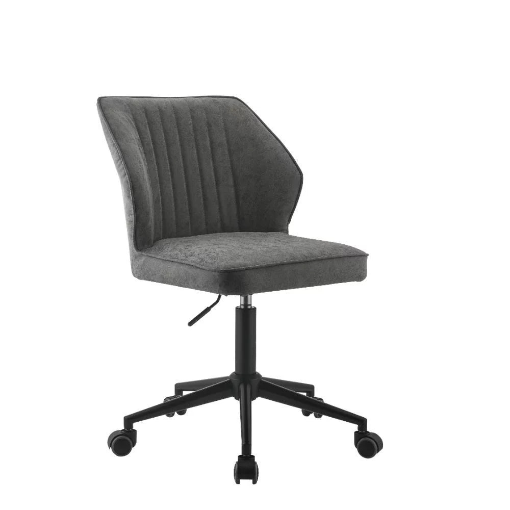 Vintage Gray PU Office Chair B778438