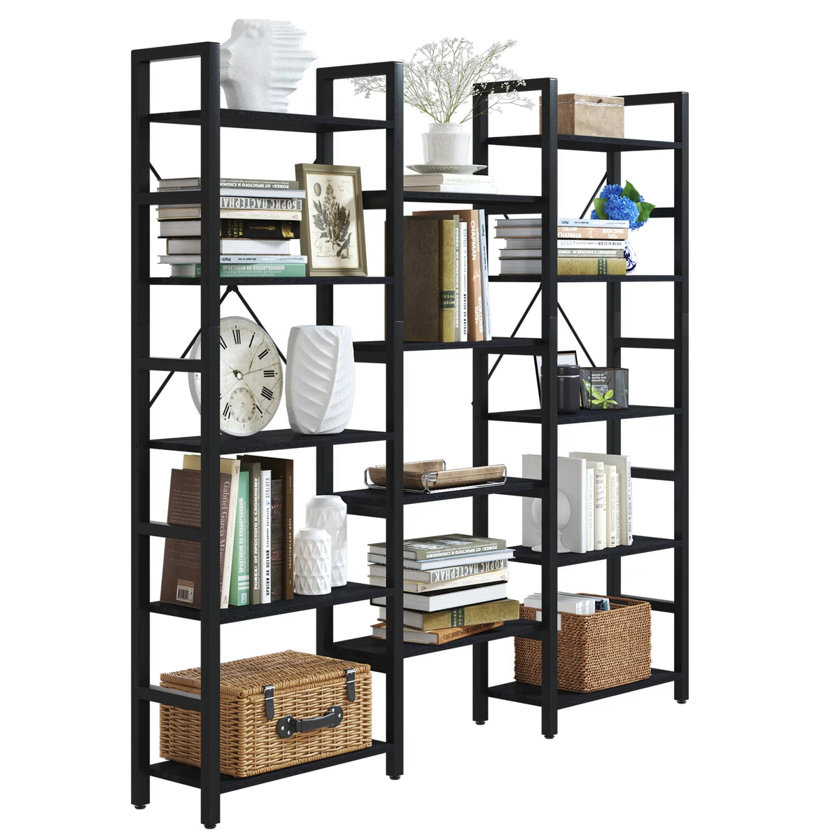 5 Tier 59" Tall Bookshelf Y366480