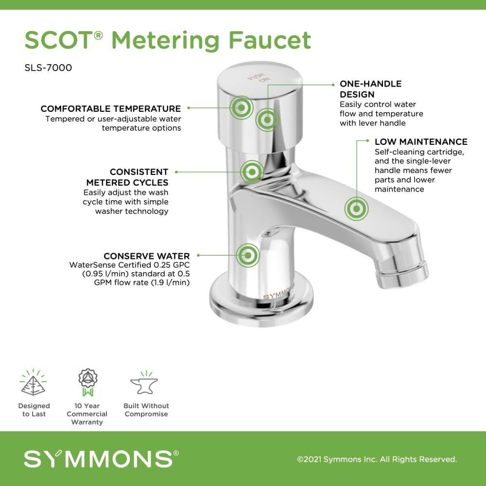 Single Handle Metering Bathroom Faucet C645