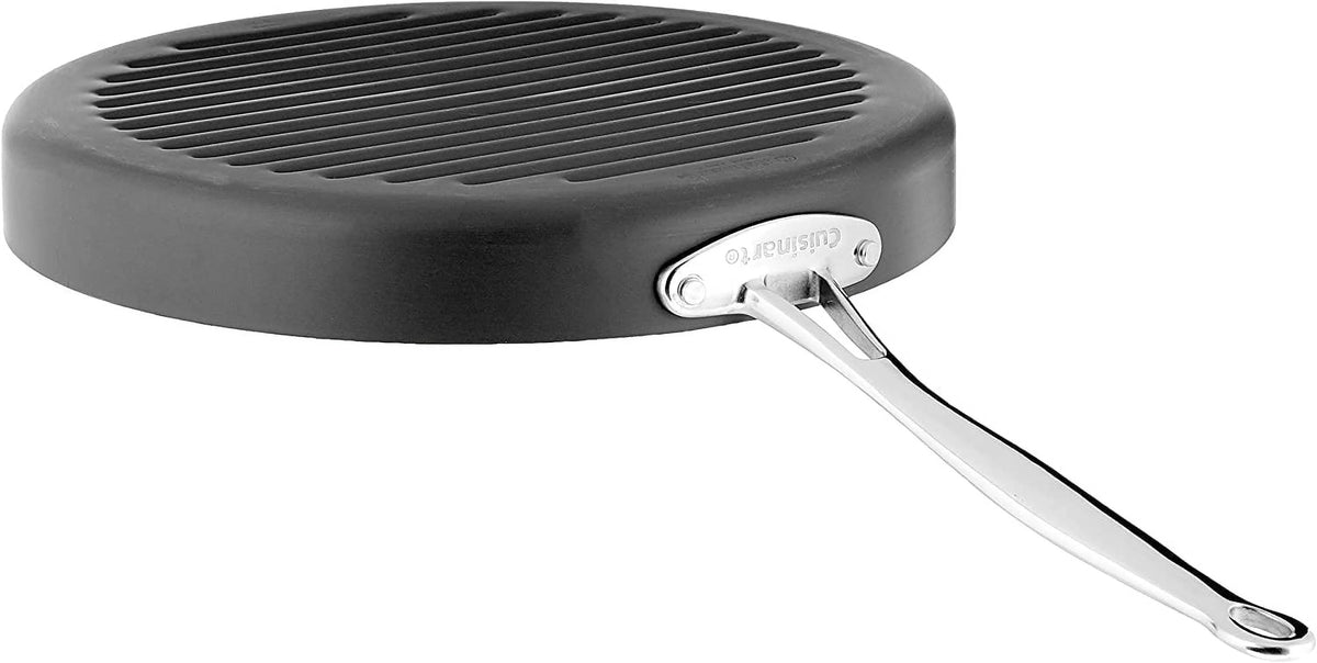 12-Inch Nonstick Hard-Anodized Round Grill Pan X925