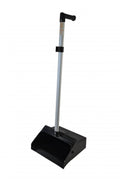 Dust Pan with Ergo Handle Aluminum and Black Hopper I6702