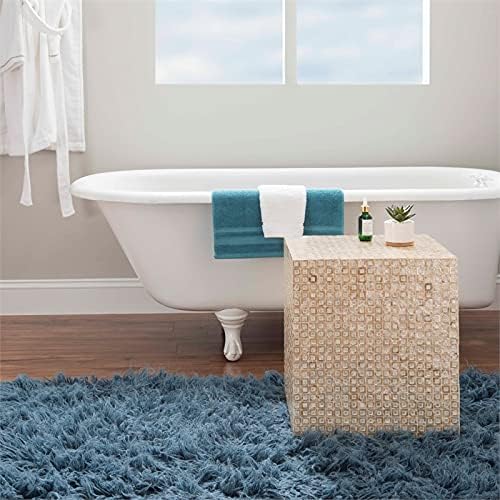 Ivory Square Accent Table C299591