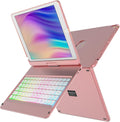 10 Color Backlit 360 Rotatable Keyboard Case N702
