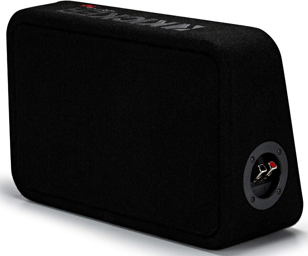 6.75 Loaded Sealed Sub Box Bundle with Amplifier & Amp Kit N25792