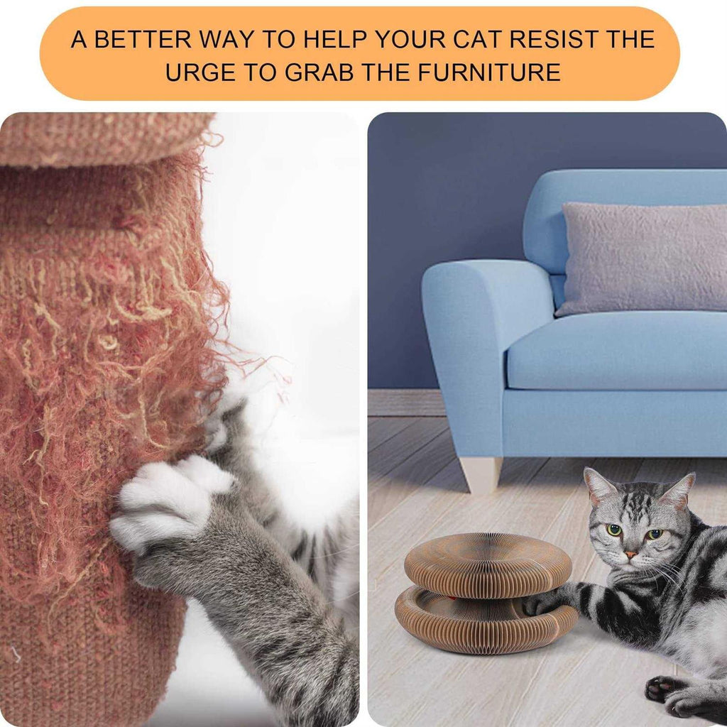 Magic Cats Scratching Board Interactive Scratch Pad Scratcher with Ball C32713