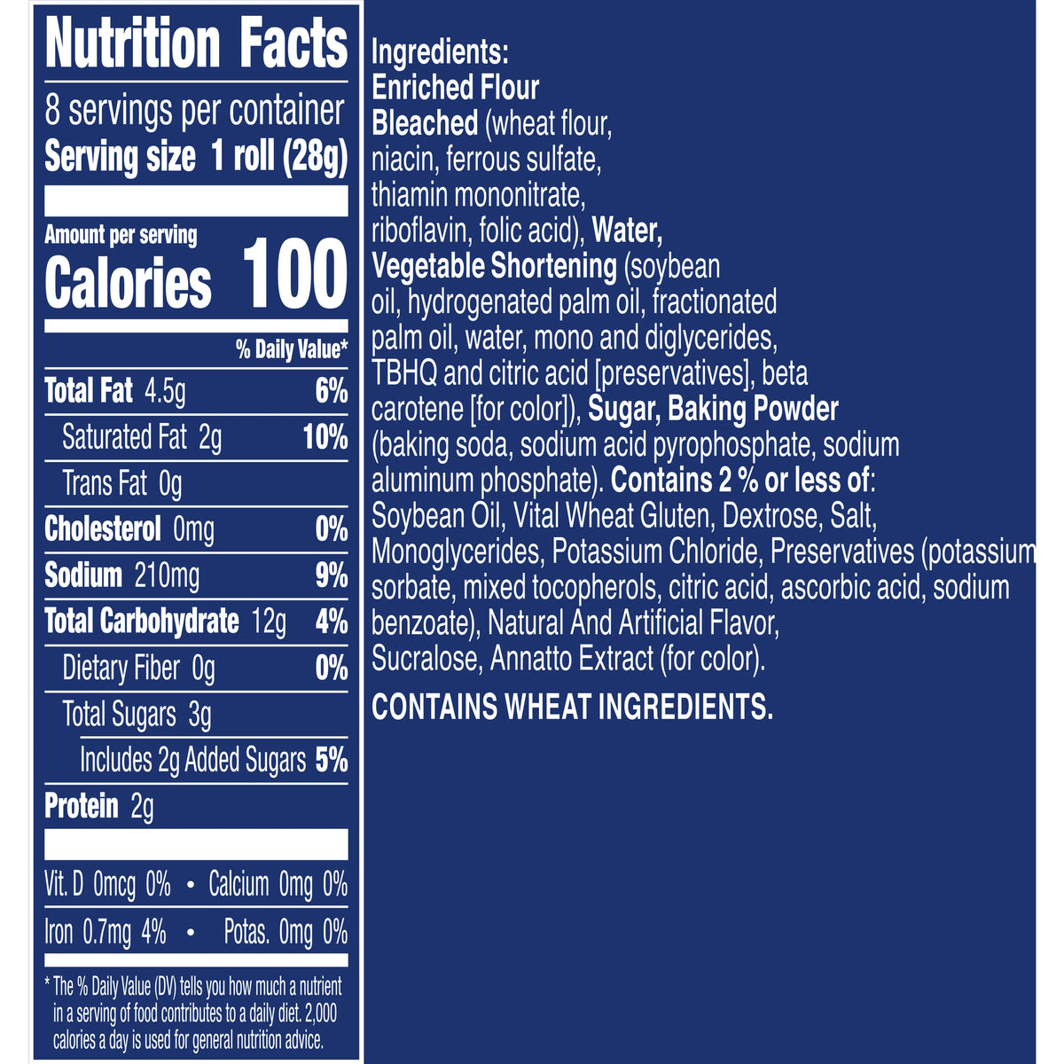 Sweet Hawaiian Crescent Rolls, 8 ct., 8 oz. J743542