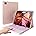 Black Leather Folio Keyboard Case for 12.9-inch iPad Pro O900