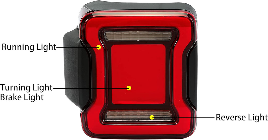 LED Dynamic Tail Light Assembly Set D332