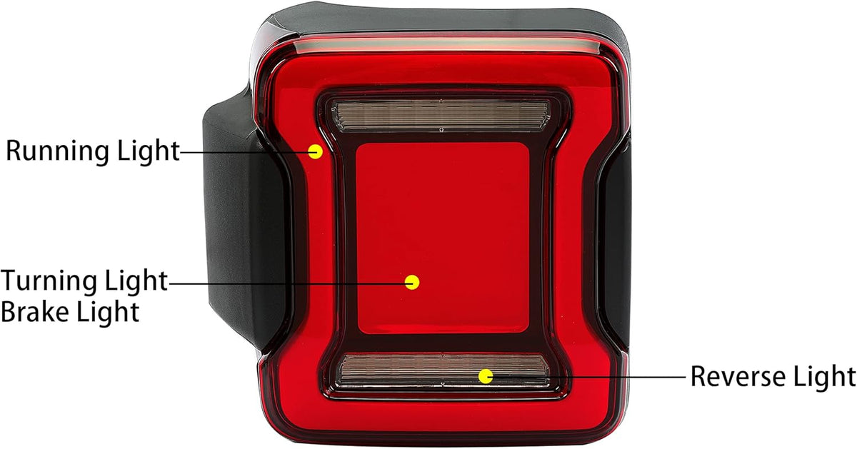 LED Dynamic Tail Light Assembly Set D332