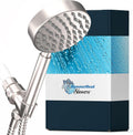 Matte Black Handheld Shower Head with Hose and Brass Holder F760