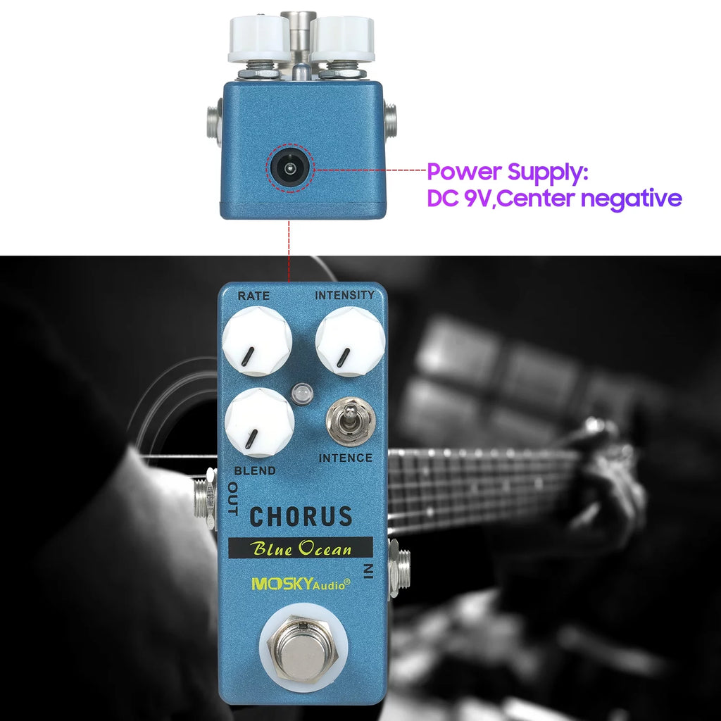 Blue Ocean Chorus Guitar Effect Pedal U36720