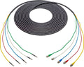 12G-SDI-4K UHD 5-Channel BNC Male to HDBNC Male Snake Cable Black 100 ft. M765