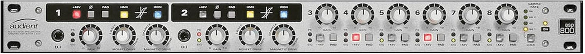 8 Channel Microphone Preamplifier with 2 XLR Mic Cables V4865