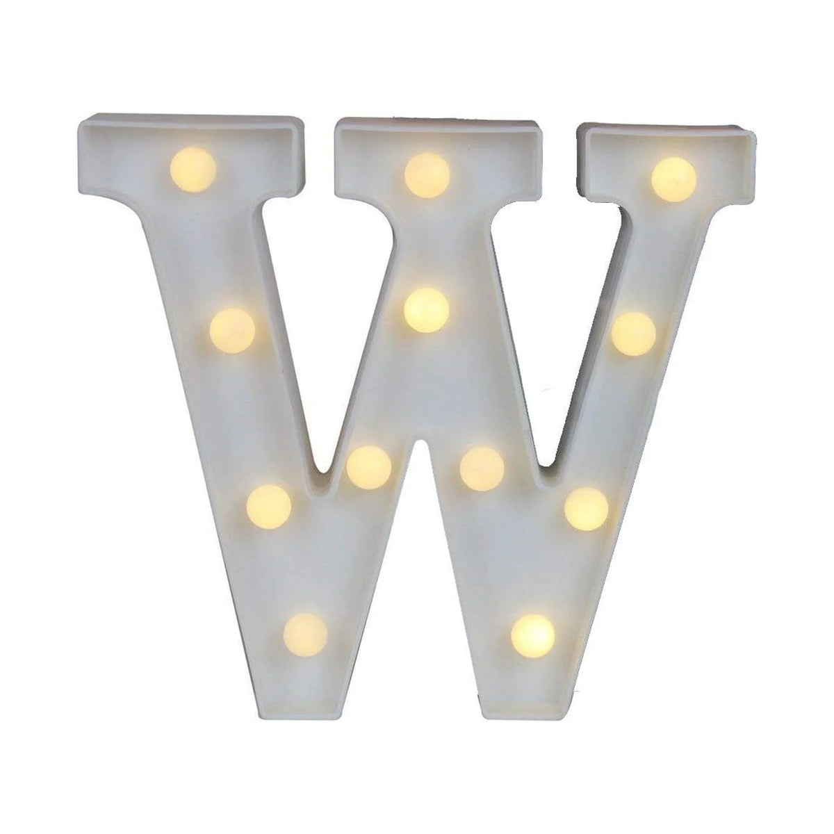 Light up Letter LED Alphabet Number Symbol Plastic Decoration O3921