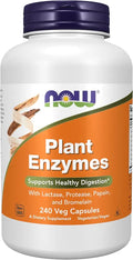 Plant Enzymes with Lactase, Protease, Papain and Bromelain, 240 Veg Capsules L5388
