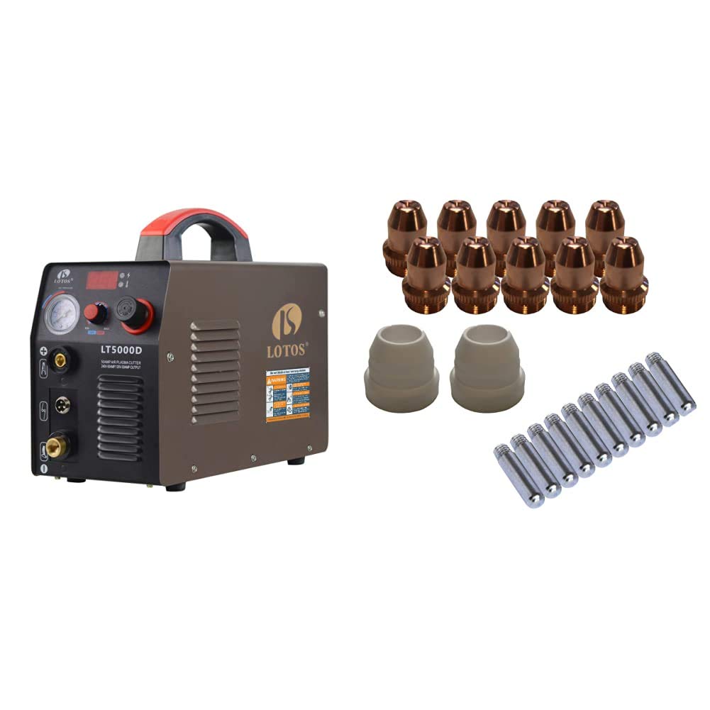 Plasma Cutter 50A Dual Voltage 110/220V AC 1/2" Clean Cut W14661