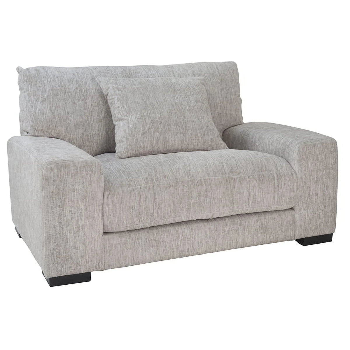 Cream Microfiber Chair F356