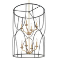 Eight Light Foyer Black R42473