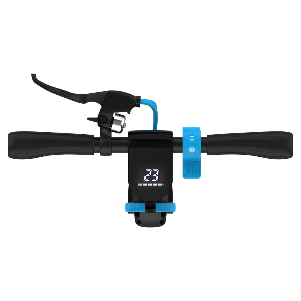 Electric Scooter with LED Headlights, 15 MPH Max Speed, 220 lbs Max Weight, Black X10592