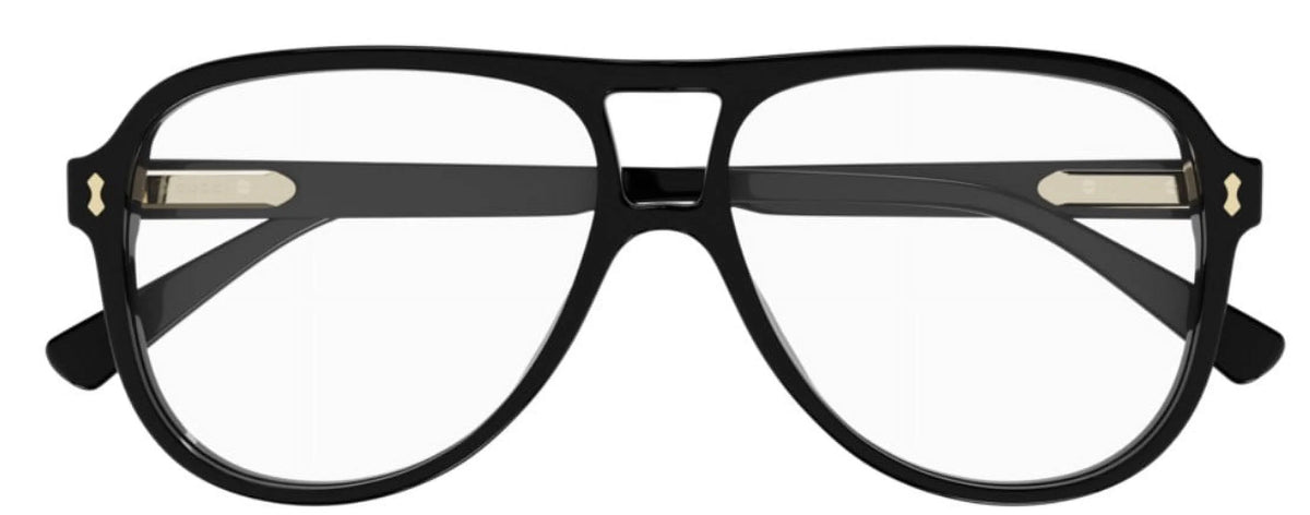 Black 57 mm Men's Eyeglasses N630