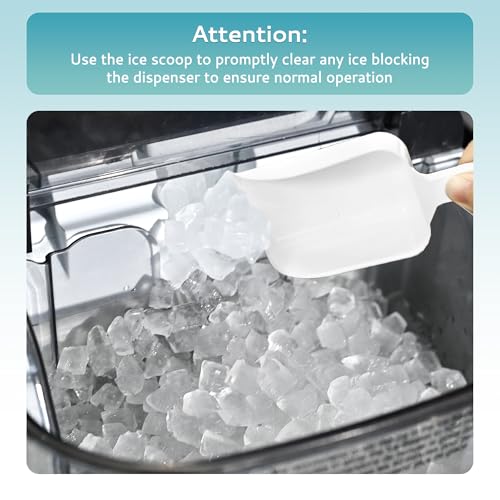 Countertop Nugget Ice Maker with Ice Scoop & Basket J57726