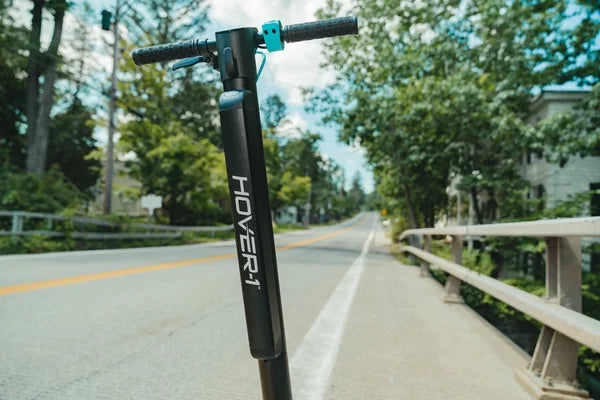 Electric Scooter with LED Headlights, 15 MPH Max Speed, 220 lbs Max Weight, Black X10592