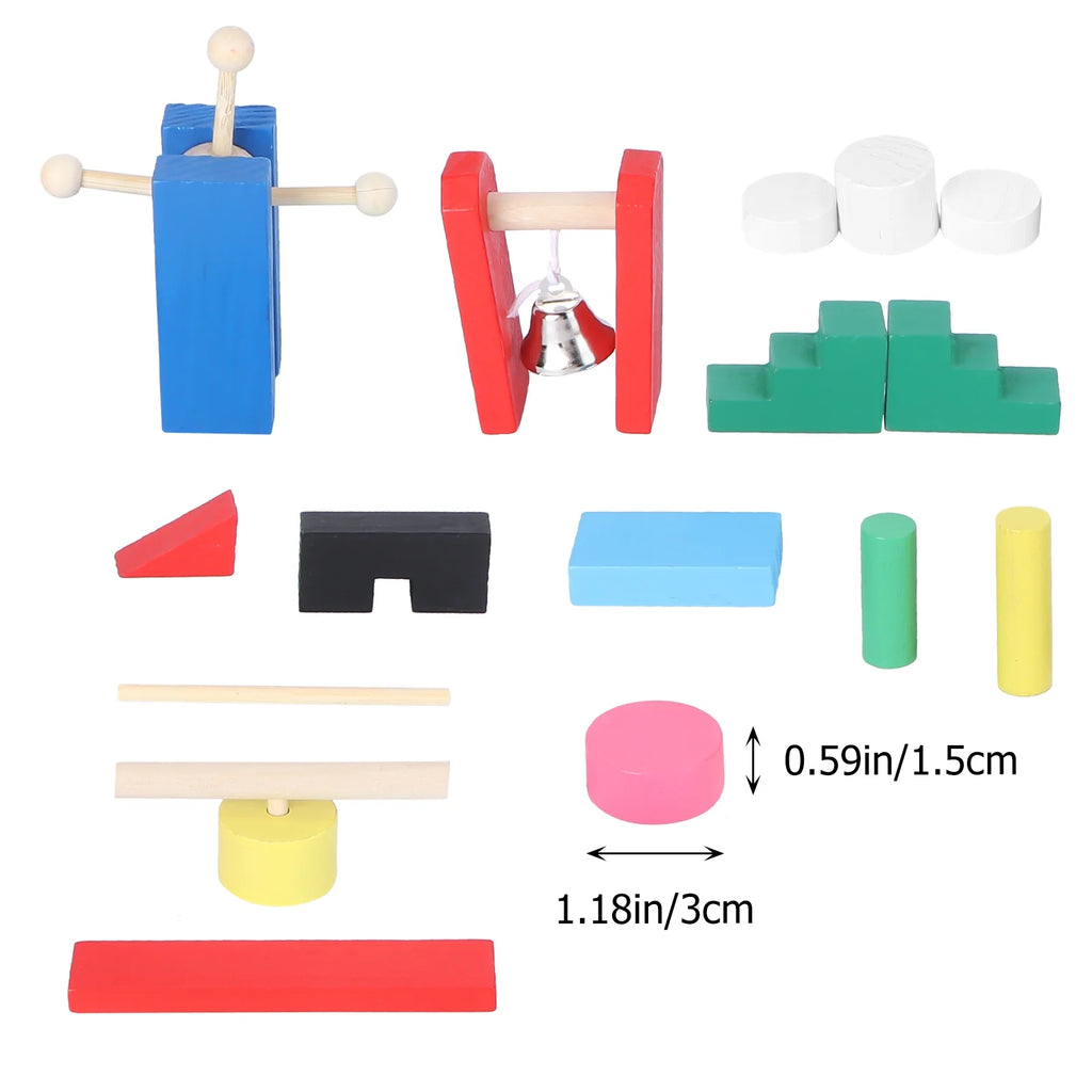 Wooden Domino Blocks Building Toy G3335