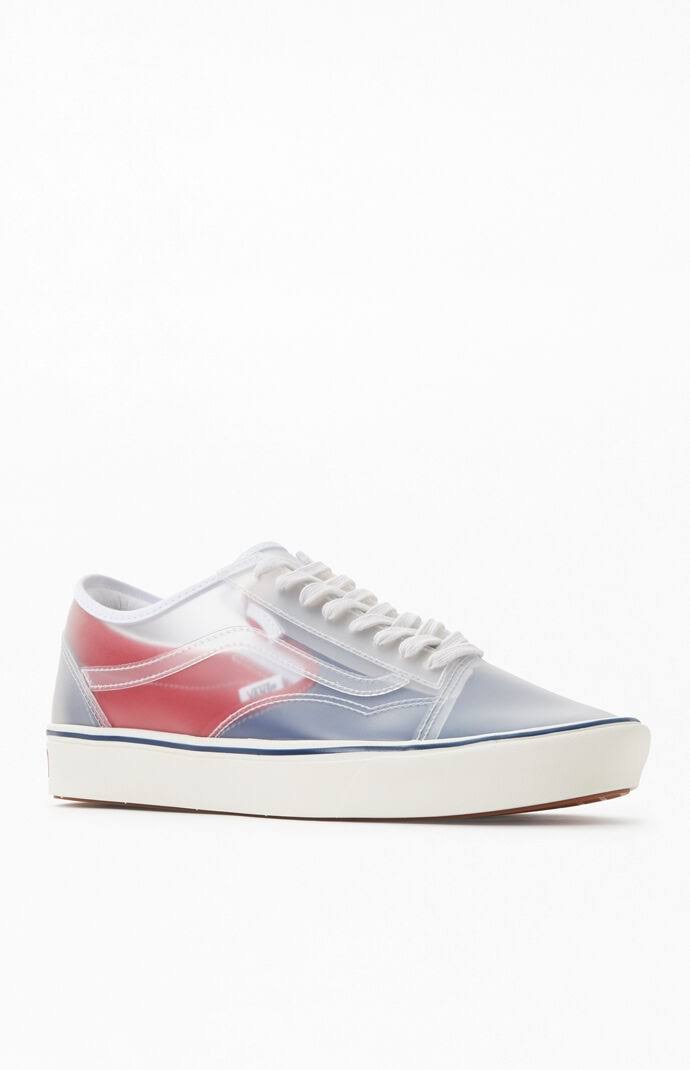 Canvas ComfyCush Slip-Skool True Navy Red Shoes O9724