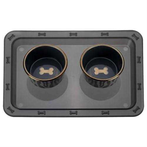 Black Pet Dinner Tray K5095