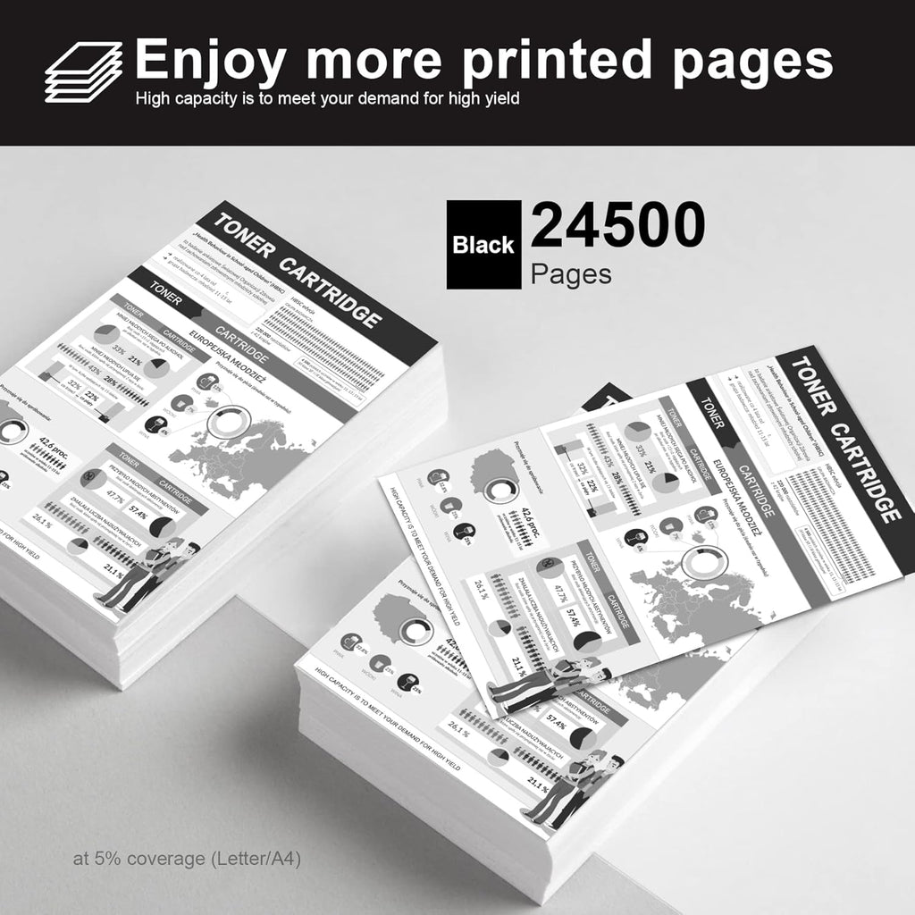 64X Toner Cartridge Black 1-Pack G763649