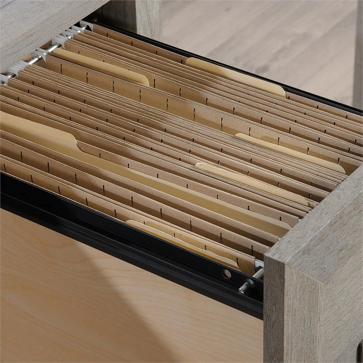Engineered Wood Writing Desk in Mystic Oak B179616