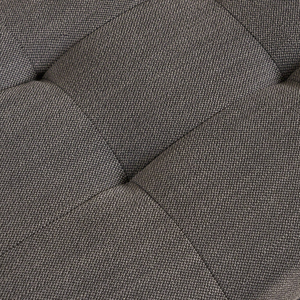 Tufted Fabric Armed Storage Ottoman Bench H514779
