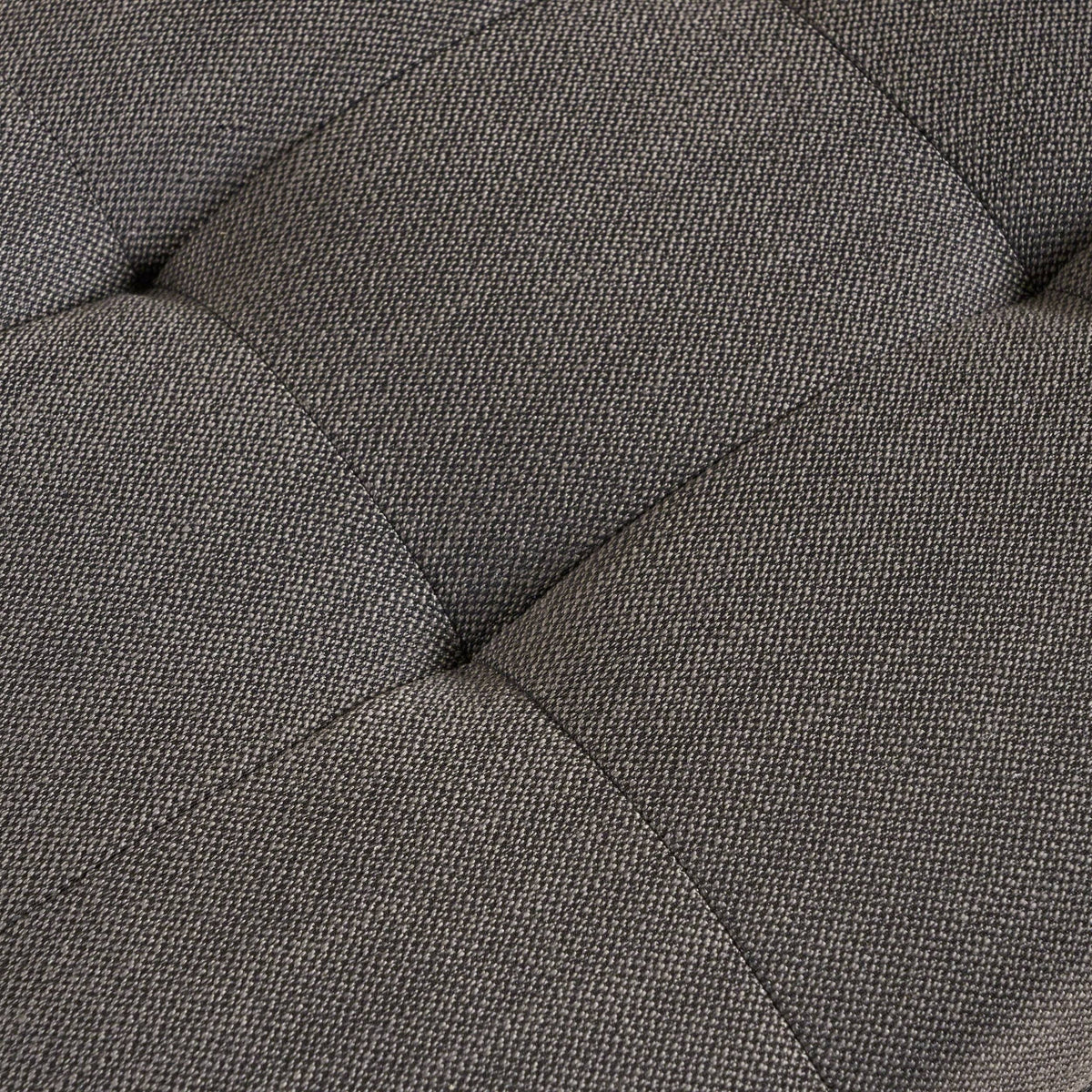 Tufted Fabric Armed Storage Ottoman Bench H514779