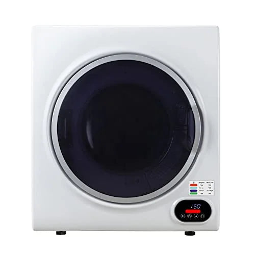 3.5 cu.ft. Compact Digital Vented Sensor Dryer in White S6208