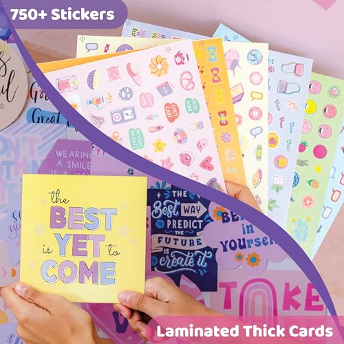 DIY Wall Collage Kit with Glitter Crafts, 1350 PCS B352803