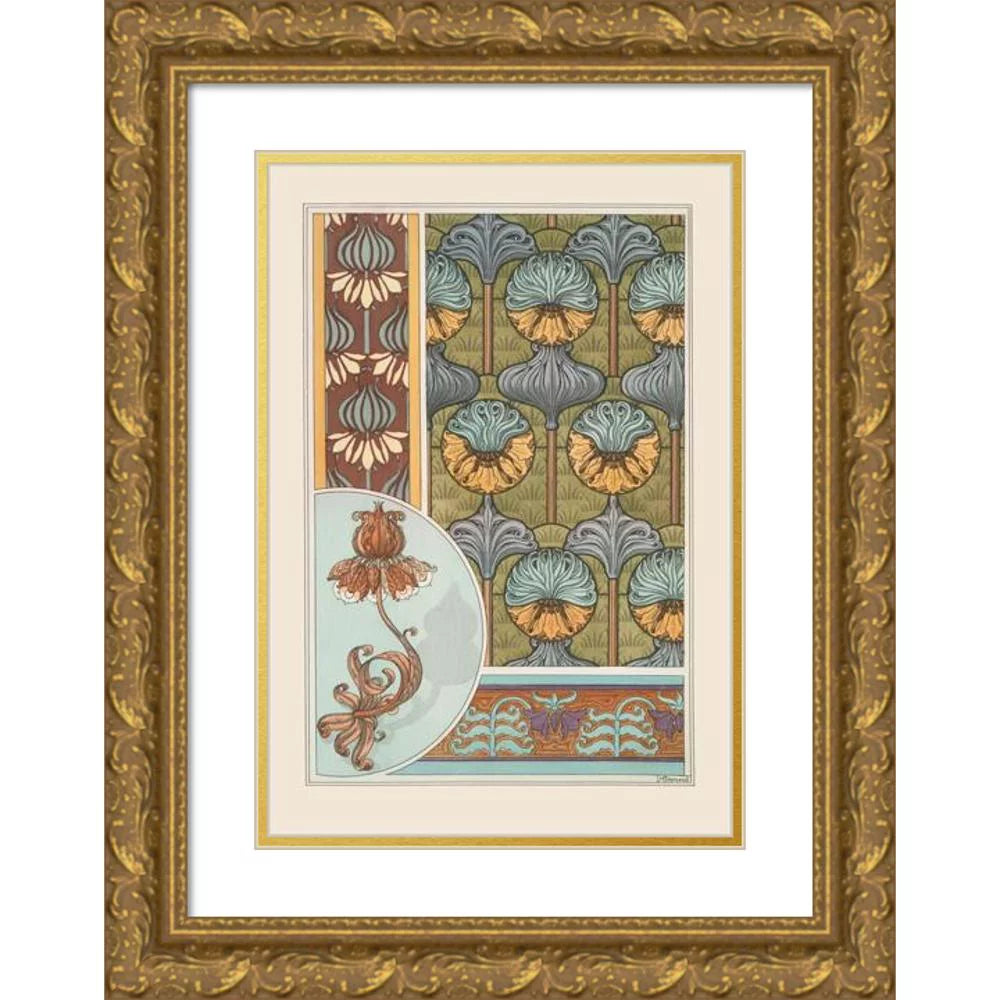 Gold Ornate Framed and Double Matted Museum Art Print 18x24 K6434