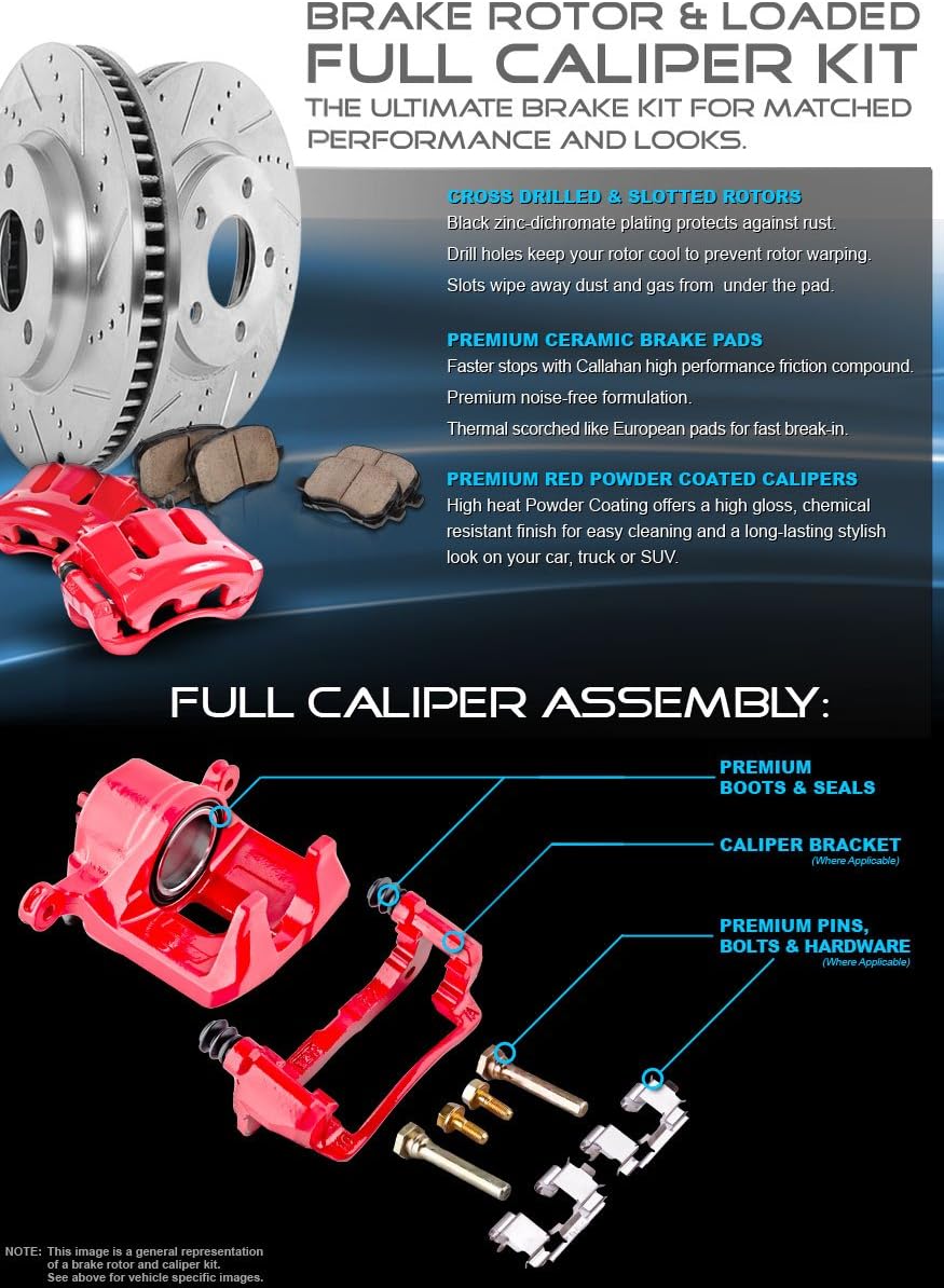 5 Lug Brake Rotors and Metallic Brake Pads E88325