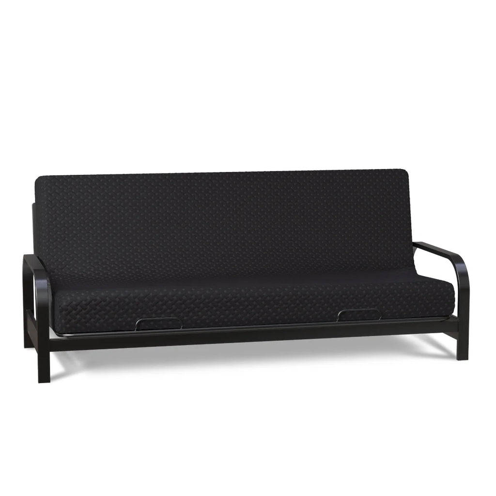 Memory Foam Futon Sofa Bed Mattress Full Size Midnight Black F8857
