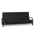 Memory Foam Futon Sofa Bed Mattress Full Size Midnight Black F8857
